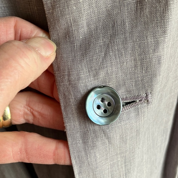 Eskandar boxy cape/coat linen - Picture 6 of 11